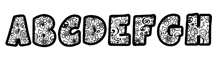 Flowers Power  Free Fonts Download