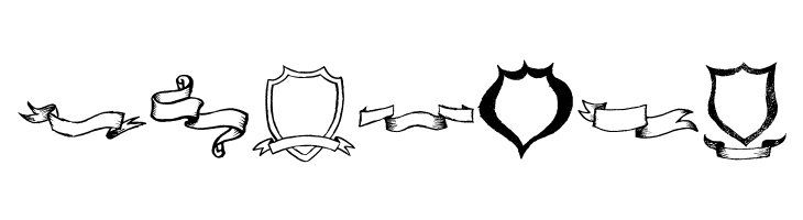 Frames'n Riboons  Free Fonts Download