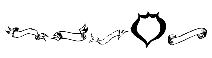 Frames'n Riboons  Free Fonts Download