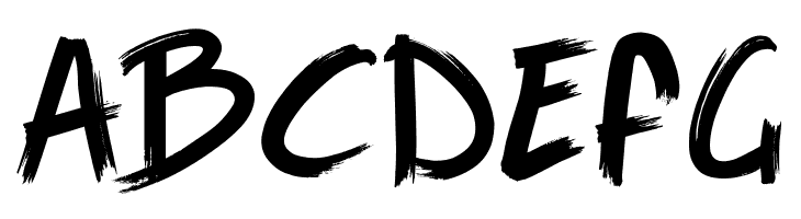 Game of Brush  Free Fonts Download