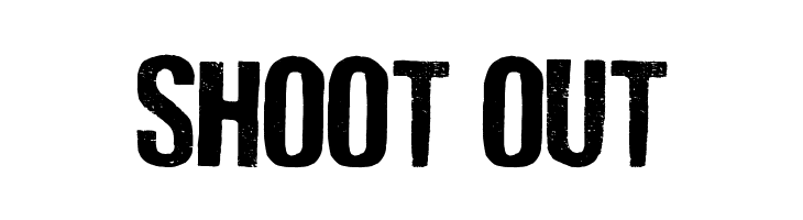 SHOOT%2BOUT How To Disappear Font