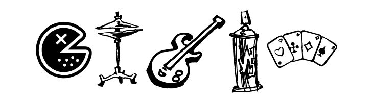 In my room  Free Fonts Download