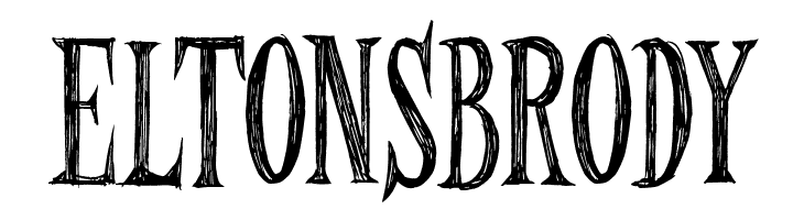 eltonsbrody Les Mysteres de Paris Font