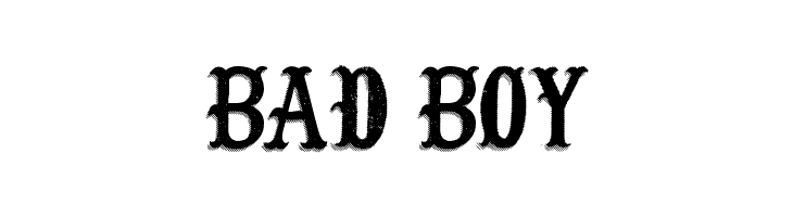 BAD%2BBOY Lost Saloon Font