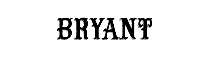 BRYANT Lost Saloon Font