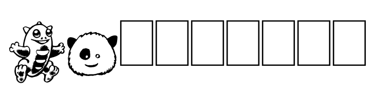 Monstres de Poche  Free Fonts Download