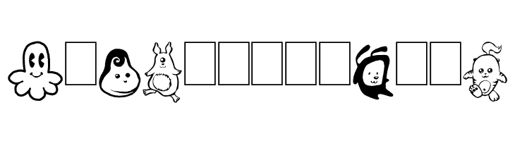 Monstres de Poche  Free Fonts Download