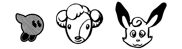 Monstres de Poche  Free Fonts Download