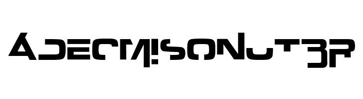 Outer zone  Free Fonts Download