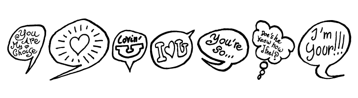 PS I love you  Free Fonts Download