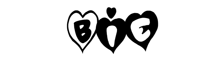 P'tit Coeur d'Amour  Free Fonts Download