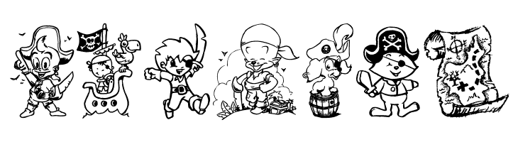 Ptits Pirates  Free Fonts Download