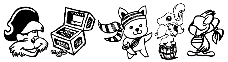 Ptits Pirates  Free Fonts Download