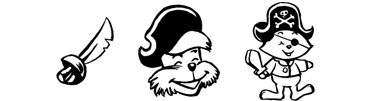 Ptits Pirates  Free Fonts Download