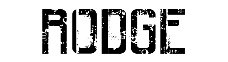 RODGE Railway To Hells Font
