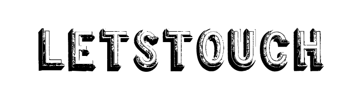 LETSTOUCH Retro sign Font