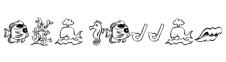 Seaside Things  Free Fonts Download