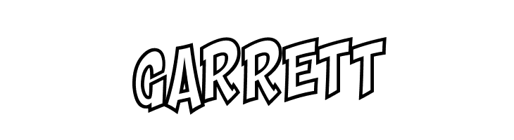 Shaka Pow Upright Hollow  Free Fonts Download