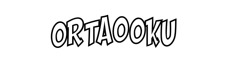 Shaka Pow Upright Hollow  Free Fonts Download