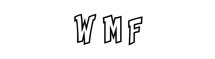 Shaka Pow Upright Hollow  Free Fonts Download