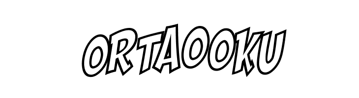 Shaka Pow Hollow  Free Fonts Download