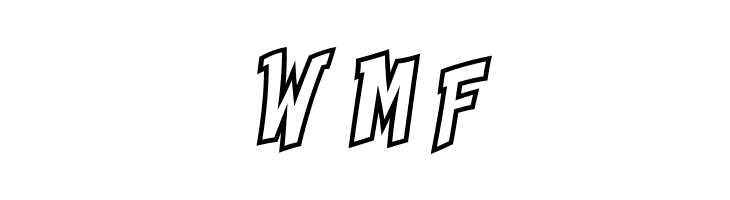 Shaka Pow Hollow  Free Fonts Download