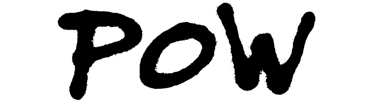 POW Sister Spray Font