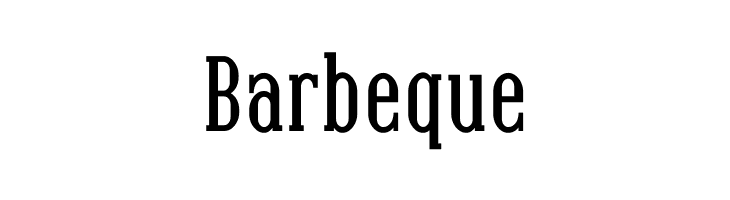 Barbeque Covington Cond Bold Font
