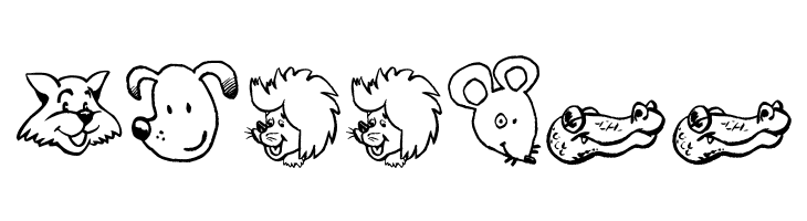 Toonimals  Free Fonts Download