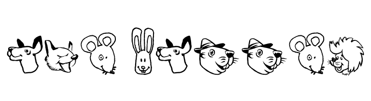Toonimals  Free Fonts Download