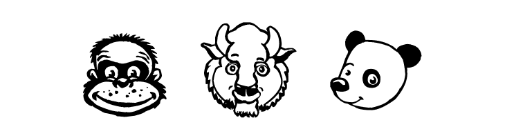 Toonimals  Free Fonts Download