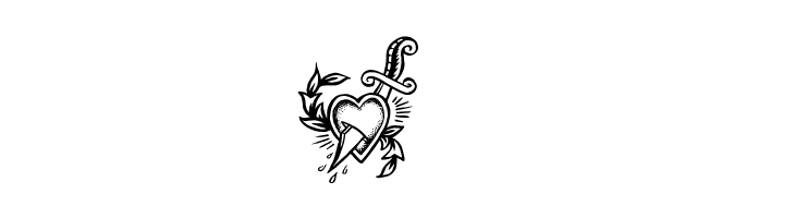 True Man Tattoos  Free Fonts Download