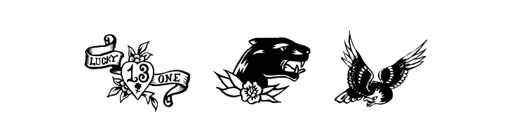 True Man Tattoos  Free Fonts Download