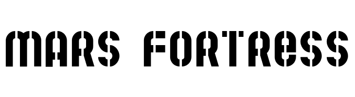 MARS%2BFORTRESS Mute Fruit Regular Font