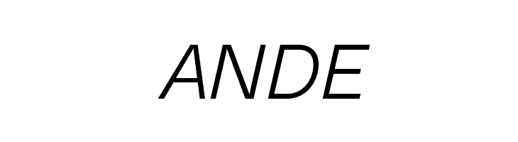 Analogue Reduced 46 Light Oblique  Free Fonts Download