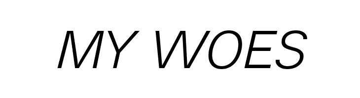 Analogue Reduced 46 Light Oblique  Free Fonts Download