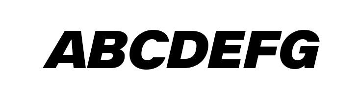 Analogue Reduced 86 Black Oblique  Free Fonts Download