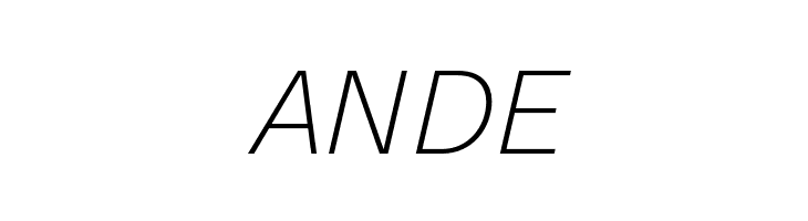 AnalogueReduced-ThinOblique  Free Fonts Download