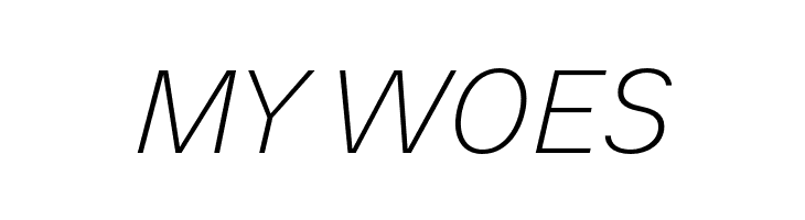 AnalogueReduced-ThinOblique  Free Fonts Download