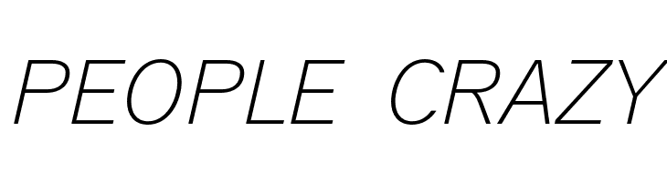 AnalogueReduced-ThinOblique  Free Fonts Download