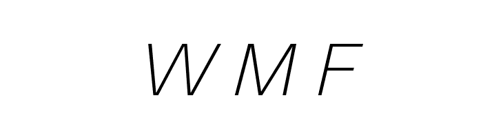 AnalogueReduced-ThinOblique  Free Fonts Download