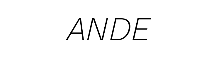 Analogue Reduced 36 Thin Oblique  Free Fonts Download