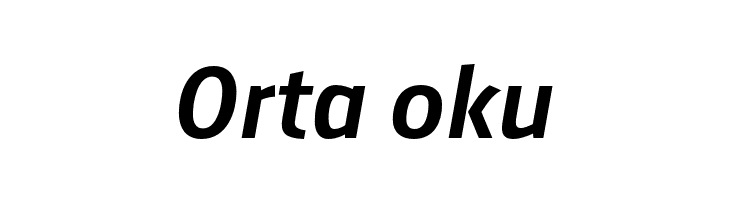 AugustSansReduced-MediumItalic  Free Fonts Download
