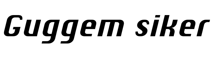 ChiqReduced-BoldItalic  Free Fonts Download