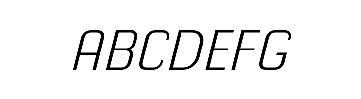 ChiqReduced-LightItalic  Free Fonts Download