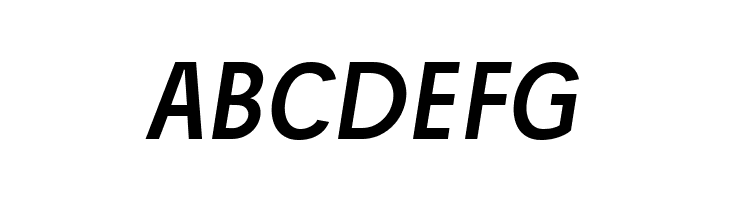 Josef reduced Regular Italic  Free Fonts Download