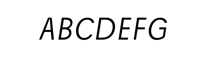 Josef reduced Light Italic  Free Fonts Download