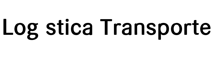 Log%25C3%25ADstica%2BTransporte helvari Medium Font