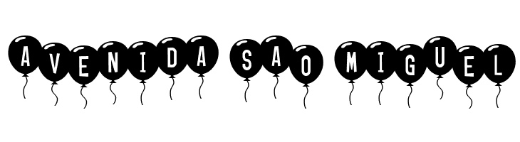 SF Balloons  Free Fonts Download