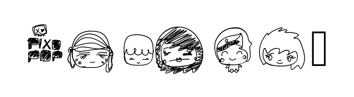 PixopopKawaiiGirls  Free Fonts Download